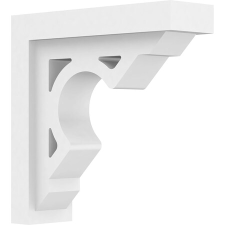 Ekena Millwork Standard Sheridan Architectural Grade PVC Bracket, 3 1/2"W x 12"D x 12"H BKTP04X12X12SHE
